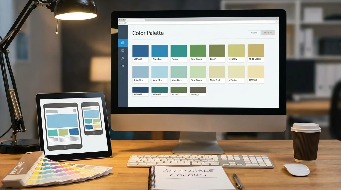 Paleta de Cores Acessível: Guia para Sites Responsivos e Atraentes