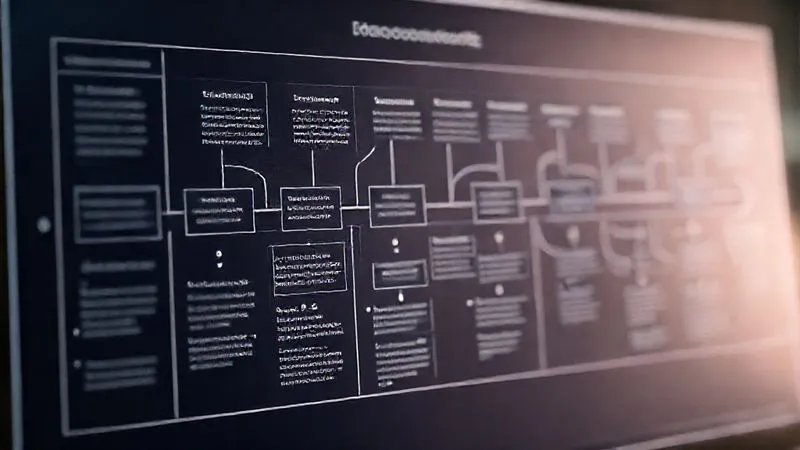 A photorealistic image of a detailed customer journey map for a SaaS product, with different content types (blog posts, whitepapers, demos) clearly labeled at each stage (awareness, consideration, decision). The map is illuminated by a soft, strategic light, indicating clarity and direction. Professional photography, 8K, cinematic lighting, sharp focus on the journey flow, depth of field blurring the background, shot on a high-end DSLR.