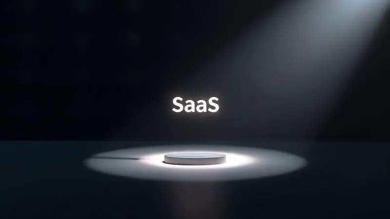 A photorealistic image of a spotlight illuminating a single, elegant 3D icon representing a SaaS product, standing out against a blurred background of generic features. The icon radiates a soft glow, symbolizing unique value proposition. Cinematic lighting, sharp focus on the icon, depth of field. 8K hyper-detailed, professional photography.