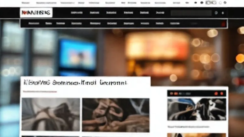 A photorealistic image of a professional, modern news website layout with a prominent "Sponsored Content" section seamlessly integrated into the main feed. The sponsored article features a compelling headline and a high-quality image, clearly labeled. Cinematic lighting, sharp focus on the content block, depth of field blurring the surrounding website elements. 8K hyper-detailed, professional photography, shot on a high-end DSLR.