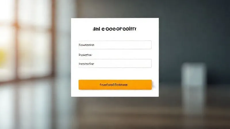 A photorealistic, perfectly optimized lead capture form on a landing page, featuring only three fields: Name, Email, and Company. The form is clean, with clear labels and a prominent, contrasting call-to-action button that says 'Baixe Seu Ebook Agora'. A subtle privacy policy link is below. Cinematic lighting, sharp focus on the form, depth of field blurring the background, 8K hyper-detailed, professional photography.