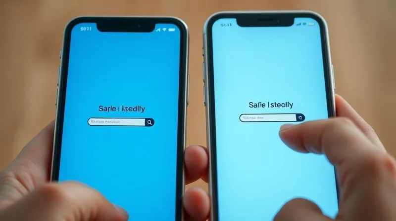 A photorealistic image of two smartphone screens side-by-side. One screen shows a website loading slowly with broken elements and a frustrated user's hand. The other screen shows the same website loading instantly, perfectly rendered, with a satisfied user's hand scrolling smoothly. Cinematic lighting, sharp focus on the screens, depth of field blurring the background, 8K hyper-detailed, shot on a high-end DSLR.
