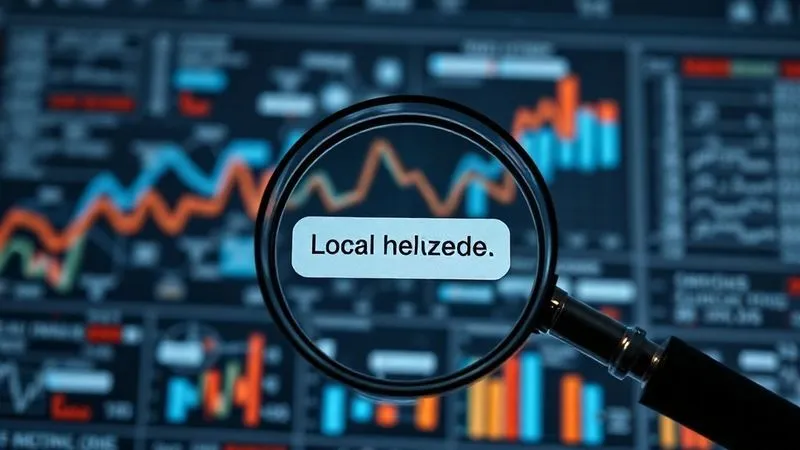 A photorealistic close-up of a magnifying glass over a blurred, complex infographic, with data points and lines, highlighting a specific, clear call-to-action button that is now in sharp focus. The background is a blog page with other content, cinematic lighting, 8K, high-end DSLR.