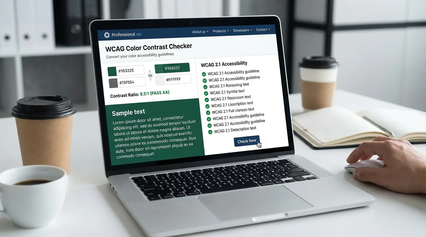 Ferramenta de verificação de contraste de cores WebAIM: essencial para garantir a acessibilidade do seu site.