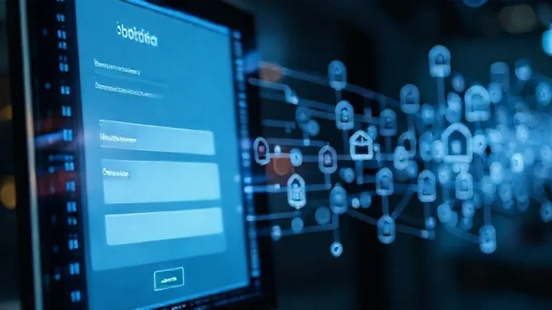A photorealistic conceptual image showing data flowing seamlessly from a digital contact form on a screen into a complex network of interconnected CRM and marketing automation icons. Cinematic lighting, 8K, sharp focus on the data flow, depth of field blurring the background, professional photography, shot on a high-end DSLR.