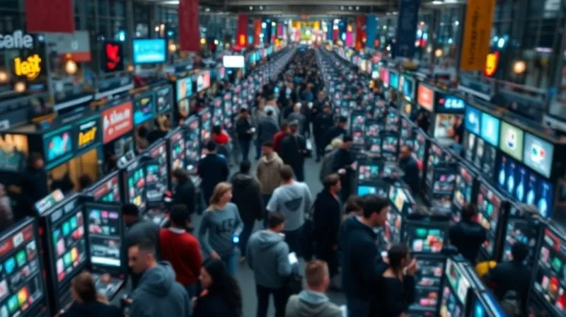 A photorealistic image of a crowded digital marketplace, with many identical, generic tech product listings blurring into one another, conveying a sense of overwhelming sameness. Cinematic lighting, sharp focus on the vastness, depth of field, 8K hyper-detailed, professional photography, shot on a high-end DSLR. The scene evokes an overwhelming sense of conformity and lack of distinction.