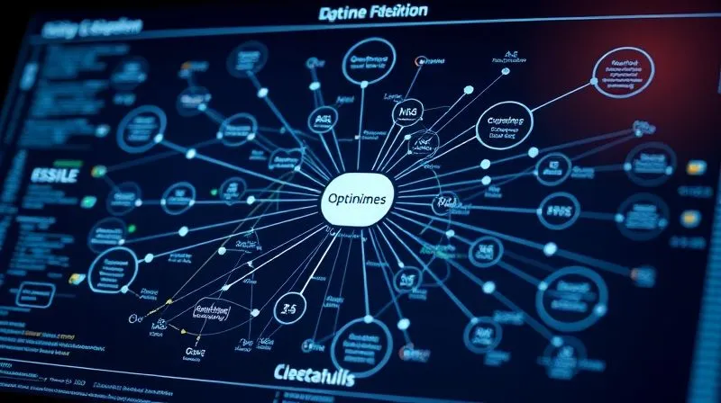 A photorealistic image of a complex financial diagram with interconnected nodes and lines, representing different tax regimes and their implications, with a spotlight on a specific optimized path. The diagram is displayed on a sleek, futuristic interface. 8K, cinematic lighting, sharp focus, depth of field, shot on a high-end DSLR.