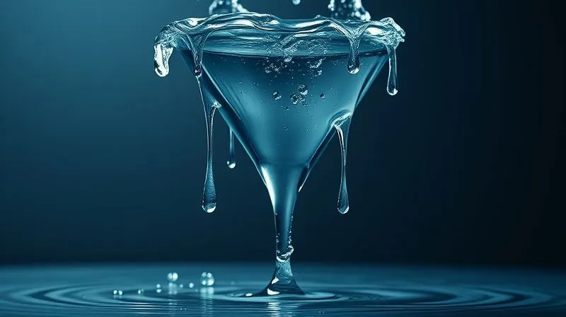 A photorealistic infographic of a leaky sales funnel, with water (representing potential clients) dripping out at various stages, illustrating points of abandonment. Cinematic lighting, sharp focus on the leaks, 8K hyper-detailed, shot on a high-end DSLR.