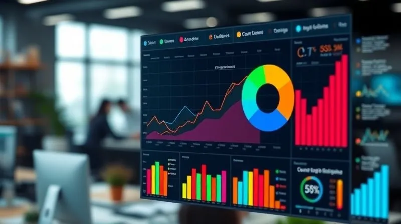 A photorealistic, professional photography of a digital dashboard displaying various segmented customer data points (e.g., buying behavior, engagement levels, demographics) visualized as distinct, color-coded clusters. Cinematic lighting, sharp focus on the detailed data, depth of field blurring the background of a busy e-commerce office, 8K hyper-detailed, shot on a high-end DSLR.
